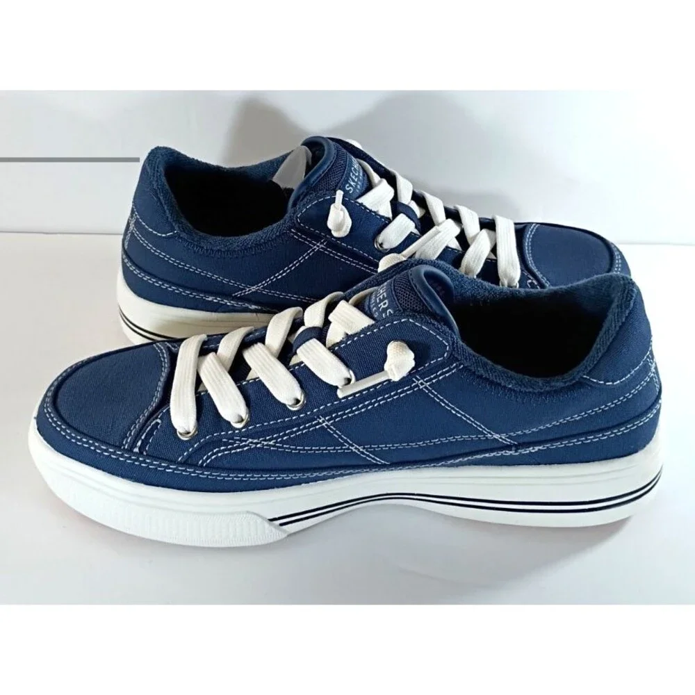 Skechers Arch Fit Arcata Slip On Sneakers Navy Women's Size 7 Arch Support